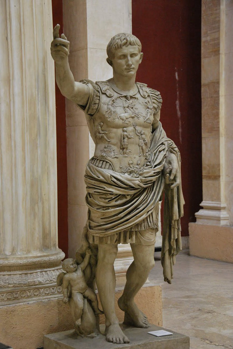 marble Augustus statue