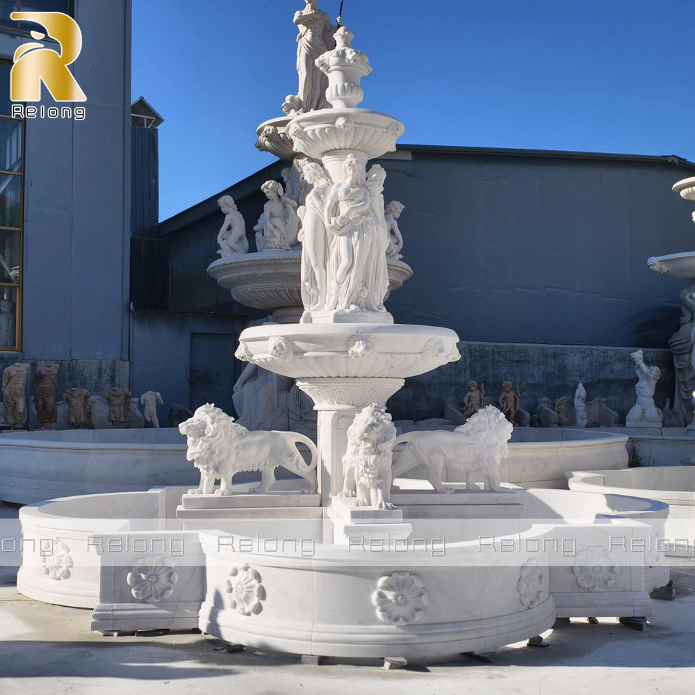 home decorative marble fountain