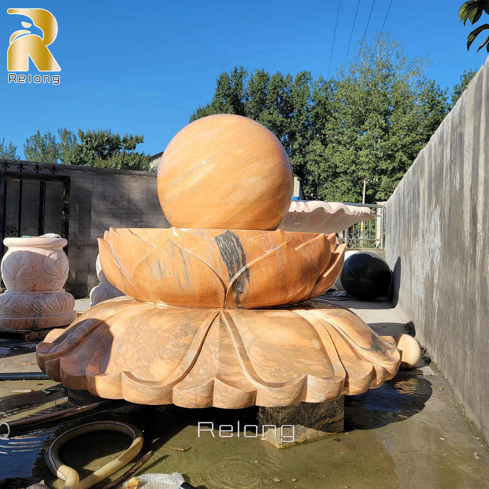 marble sphere fountain