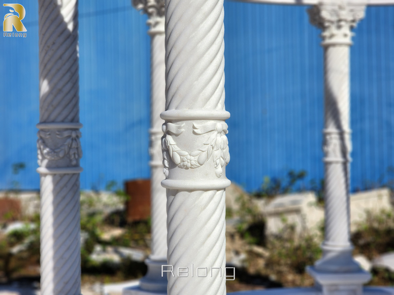 marble gazebo column details