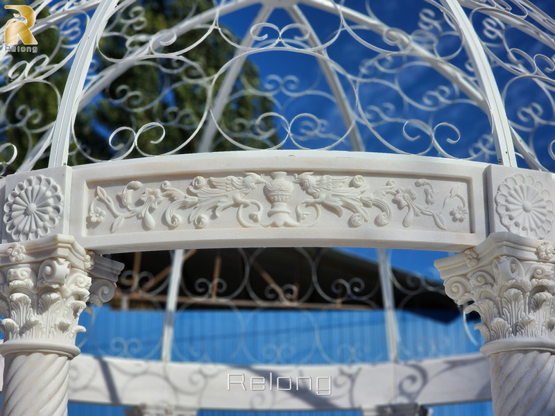 hand carved marble gazebo